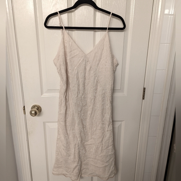 Smash + Tess x Ashlee Simpson Disco Slip Dress in Cream size XL bridal honeymoon - Picture 1 of 5